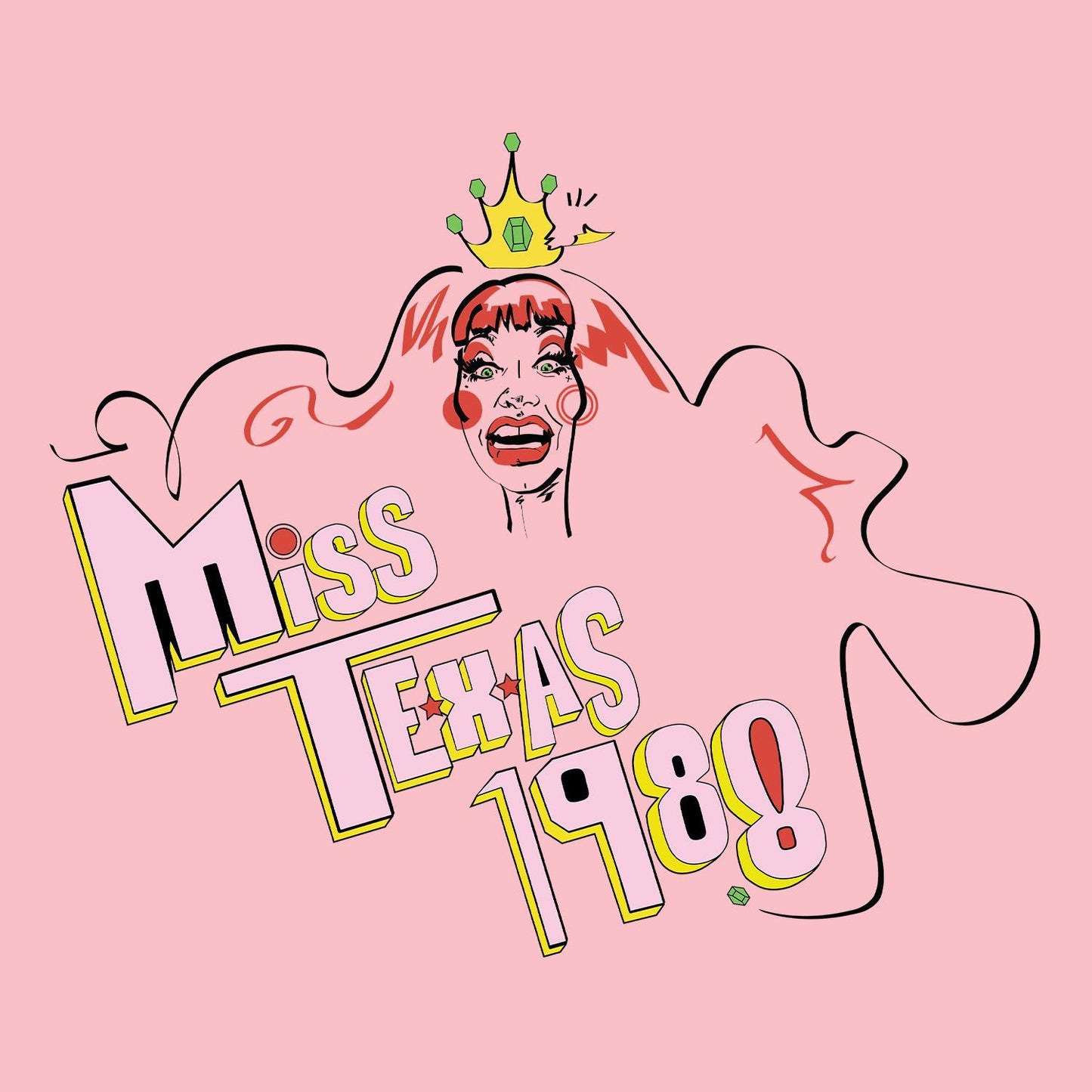 Miss Texas 1988 Pink T-Shirt