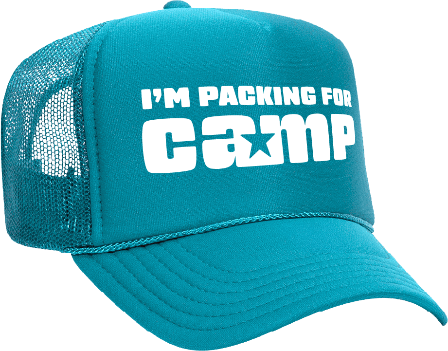 Packing for Camp Foam Trucker Hat
