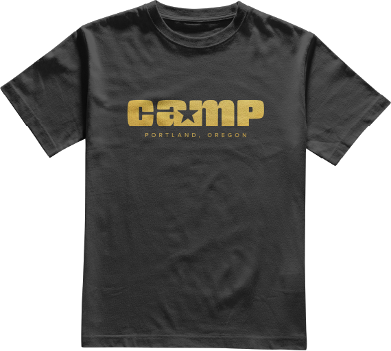 Camp Gold Foil Logo T-Shirt