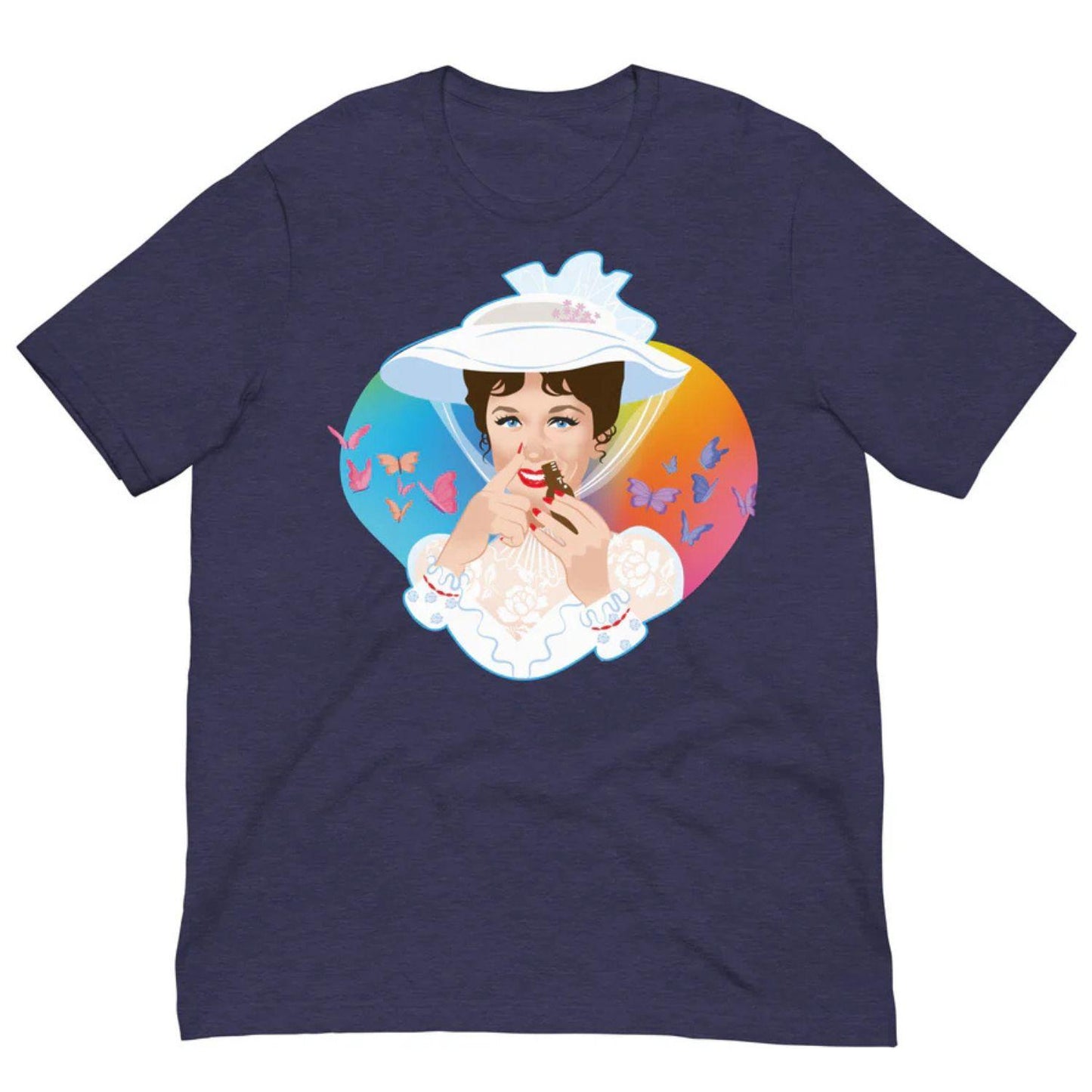 Just A Sniff Midnight Navy Heather T-Shirt by Swish Embassy