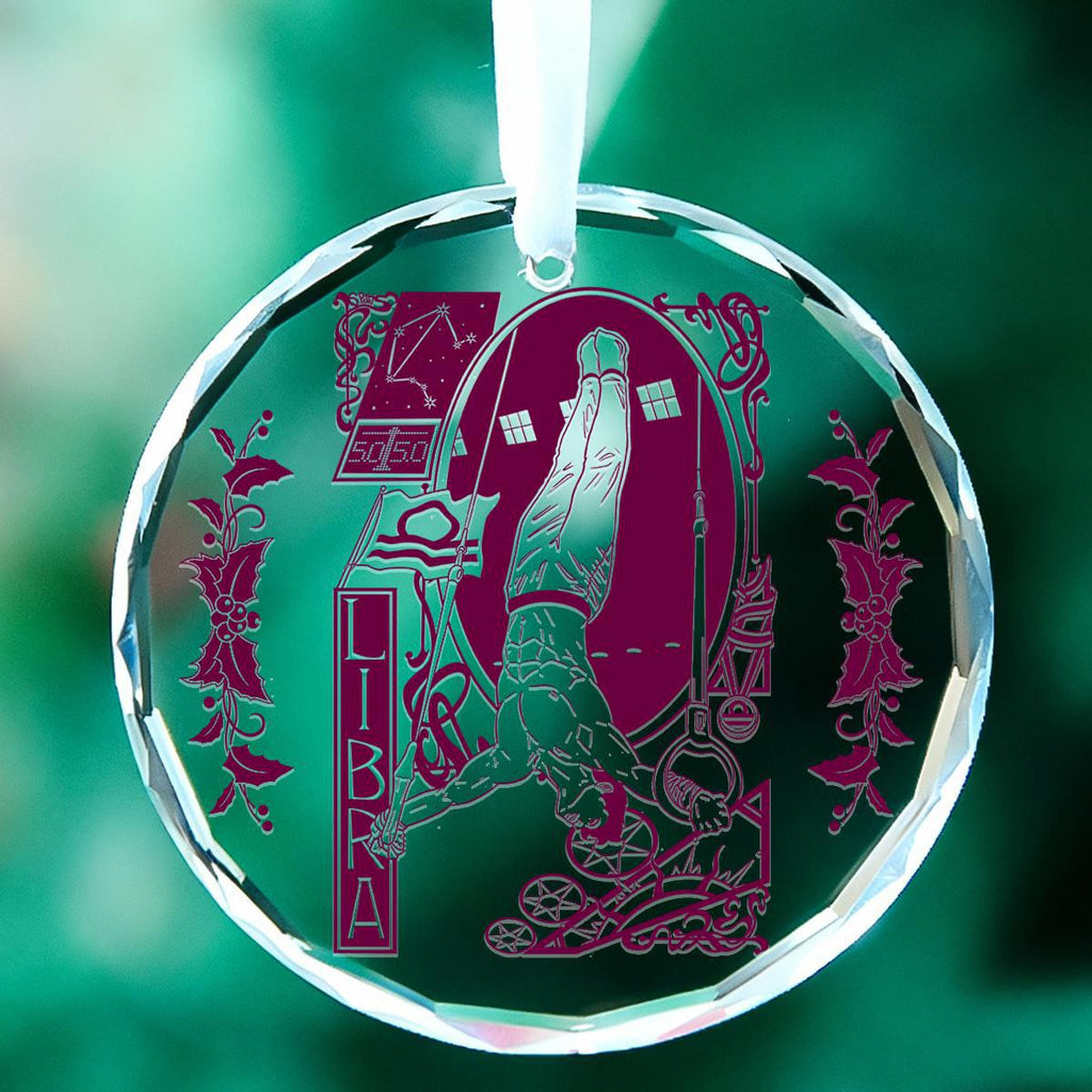 The Zodiac Collection 3" Glass Holiday Ornament