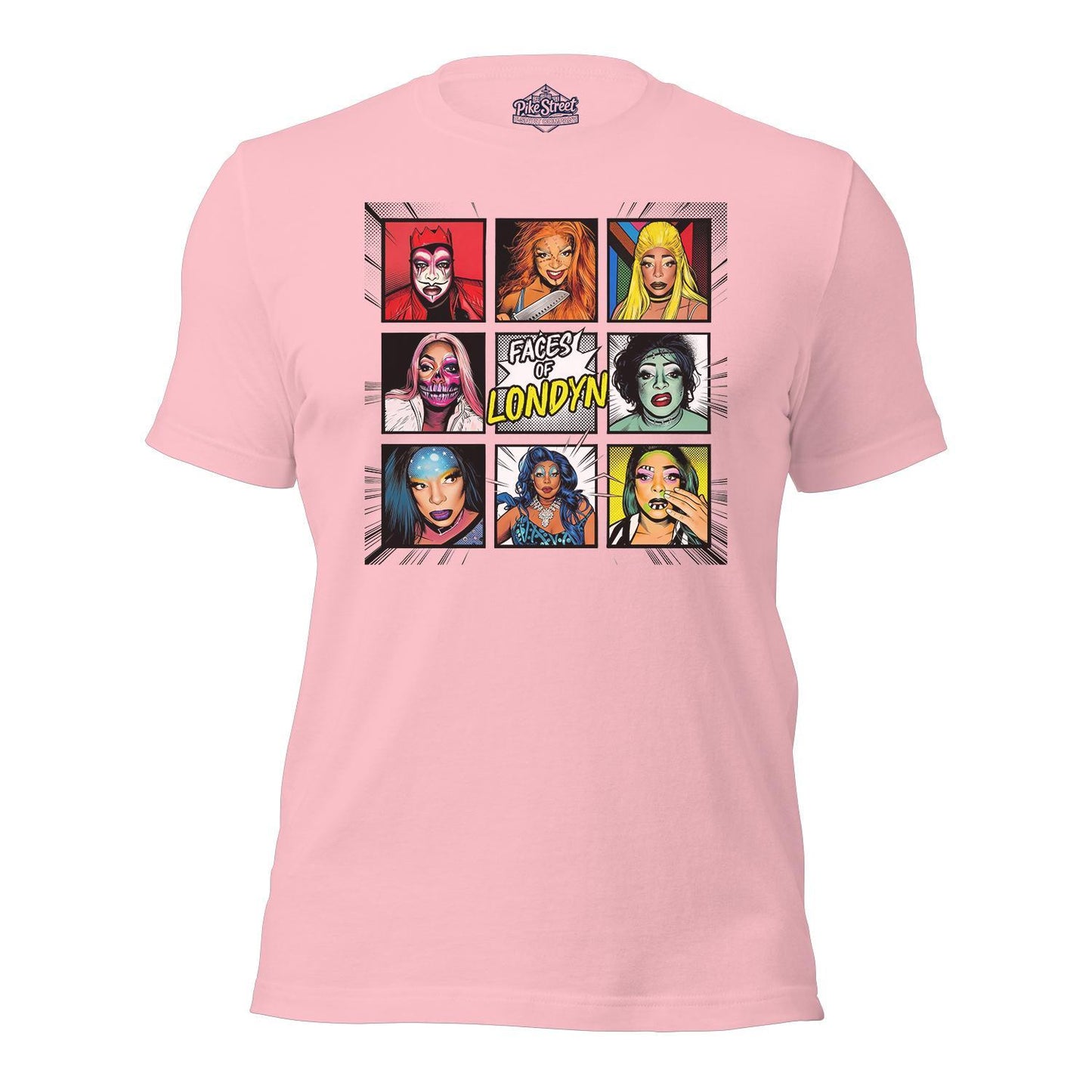 Faces of Londyn Pink T-Shirt Featuring Londyn Bradshaw