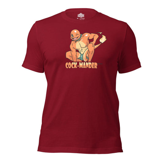 C*ck-mander Parody Maroon T-Shirt