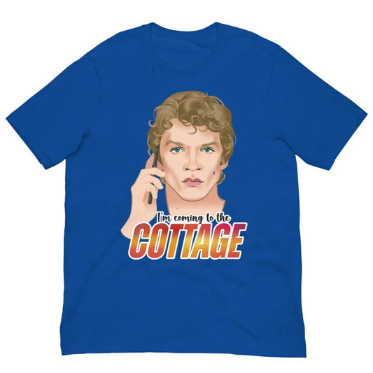 The Cottage Royal Blue Heather T-Shirt by Swish Embassy