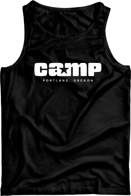 Camp White Logo Tank
