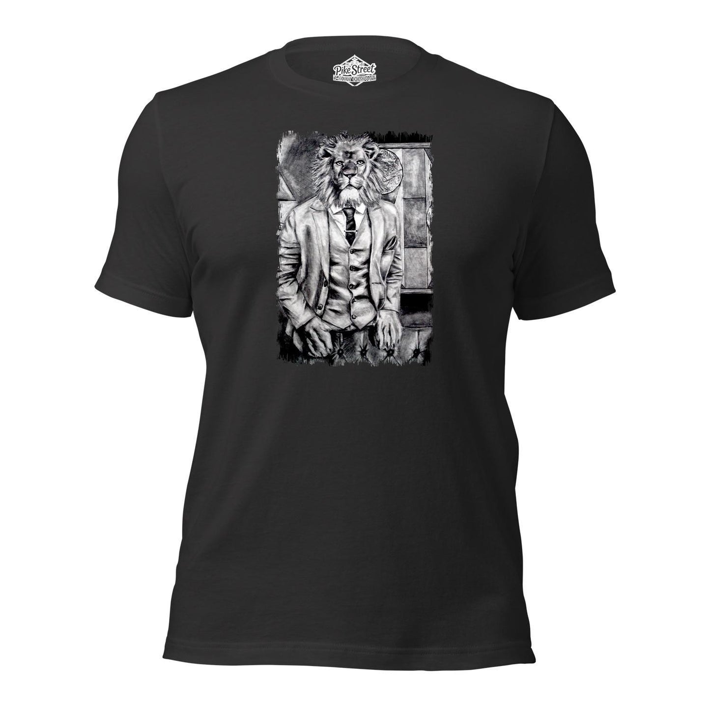 "The Professor" Dark Grey T-Shirt with Art by Adam W. Burke