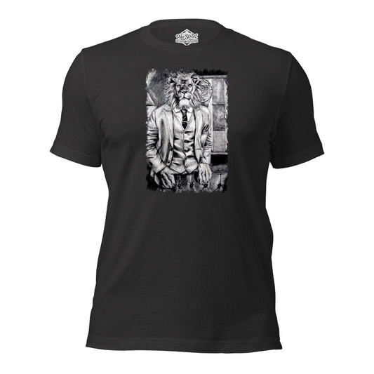 "The Professor" Dark Grey T-Shirt with Art by Adam W. Burke