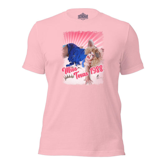 Fallen Pink T-Shirt featuring Miss Texas 1988
