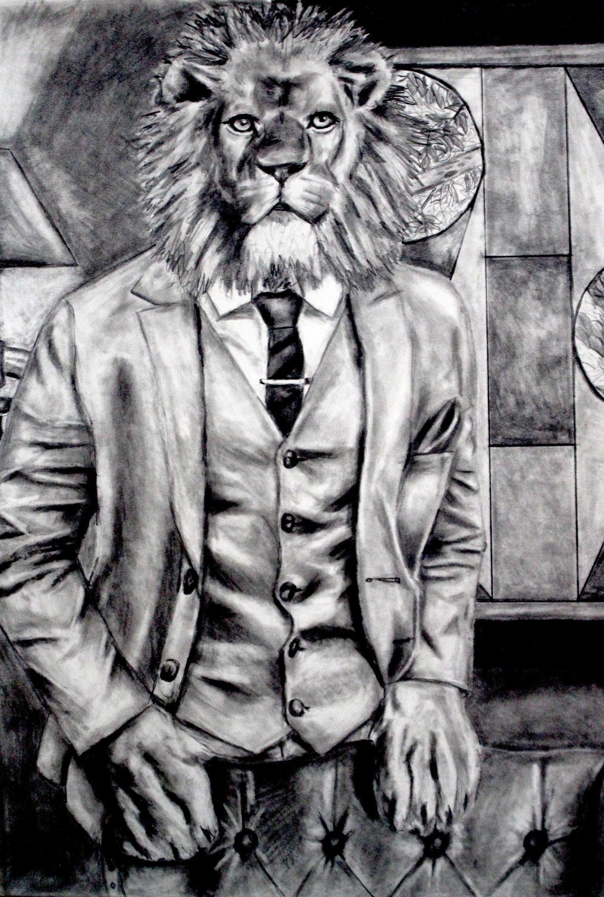 "The Professor" Dark Grey T-Shirt with Art by Adam W. Burke
