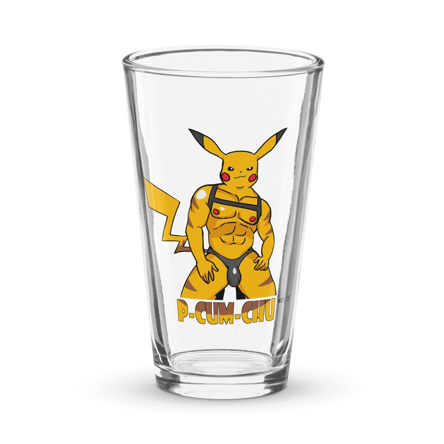 Poke Men Parody Pint Glasses