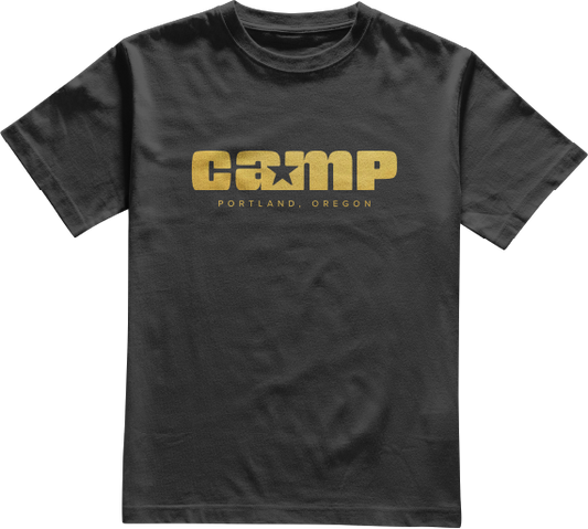 Camp Gold Foil Logo T-Shirt