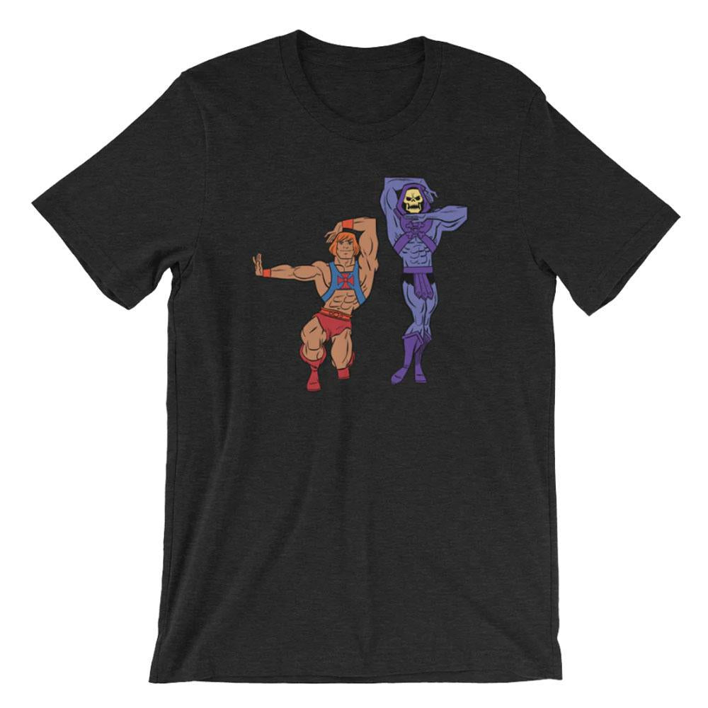 Eternia Is Burning Black Heather Triblend T-Shirt by Swish Embassy