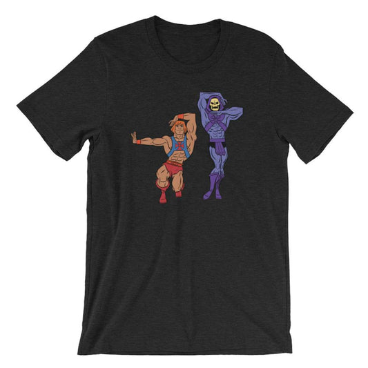 Eternia Is Burning Black Heather Triblend T-Shirt by Swish Embassy