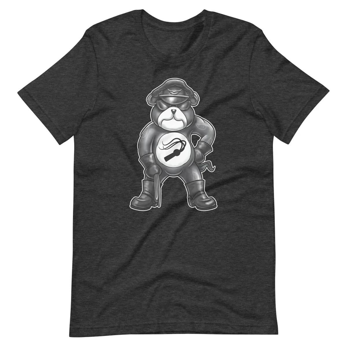Hanky Bear Charcoal Heather T-Shirt by Swish Embassy
