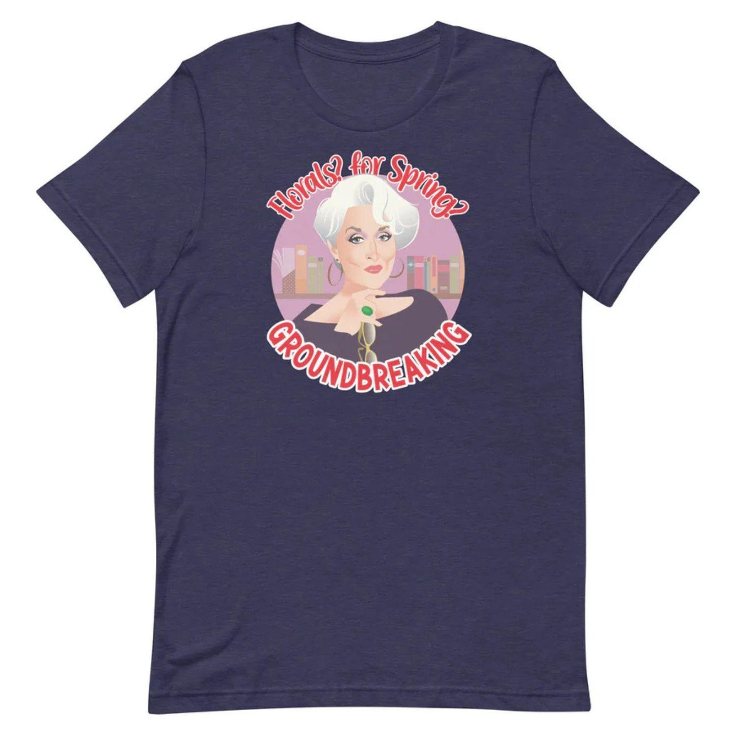 Groundbreaking Midnight Navy Heather T-Shirt by Swish Embassy