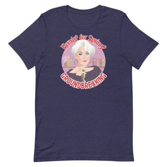 Groundbreaking Midnight Navy Heather T-Shirt by Swish Embassy