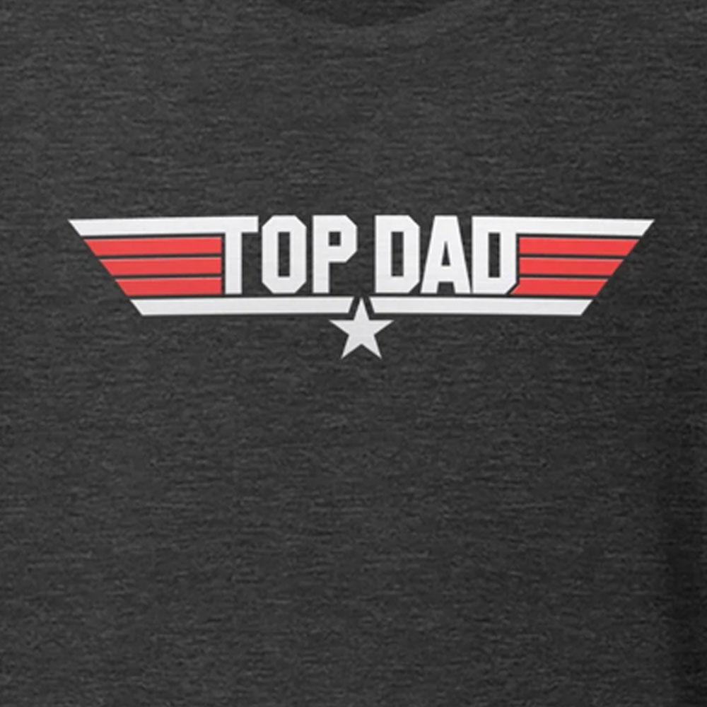 Top Dad Grey Triblend T-Shirt by Swish Embassy