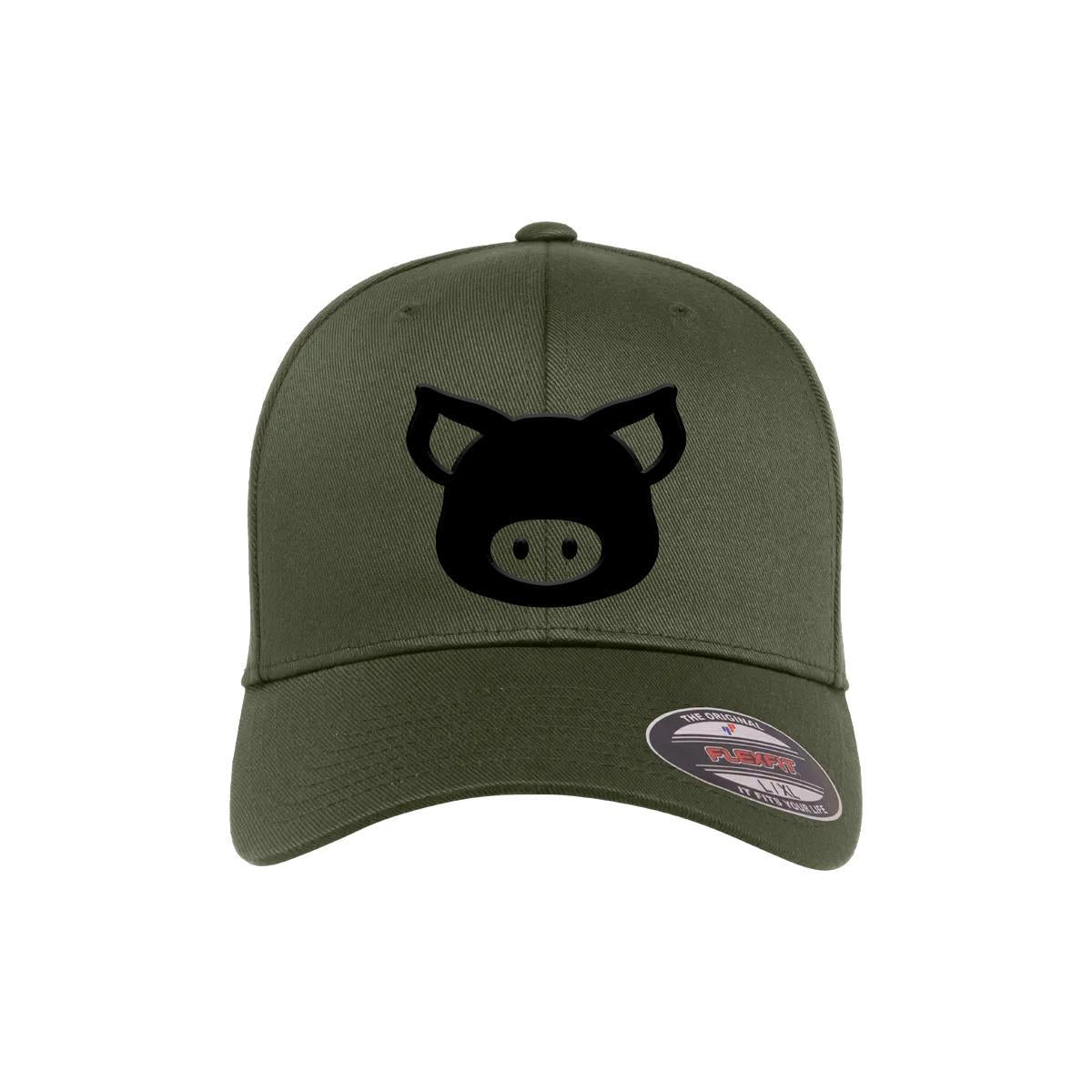 Pig Icon FlexFit Hat