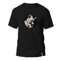 Space Rock Graphic Black T-Shirt by Eight X