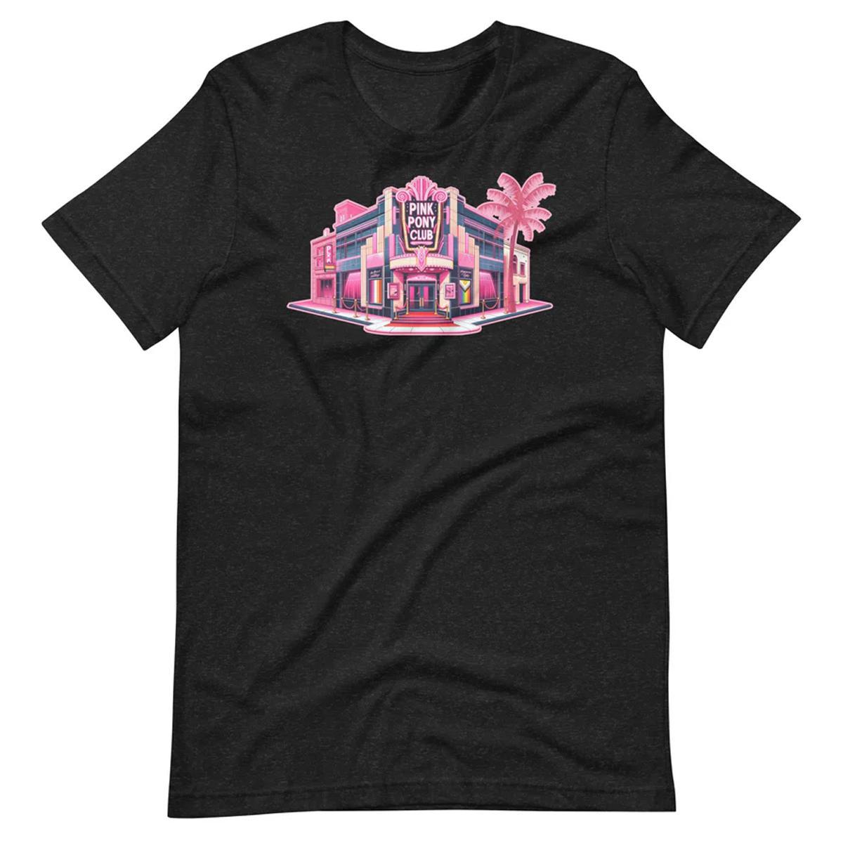 Pink Pony Club Black T-Shirt by Swish Embassy