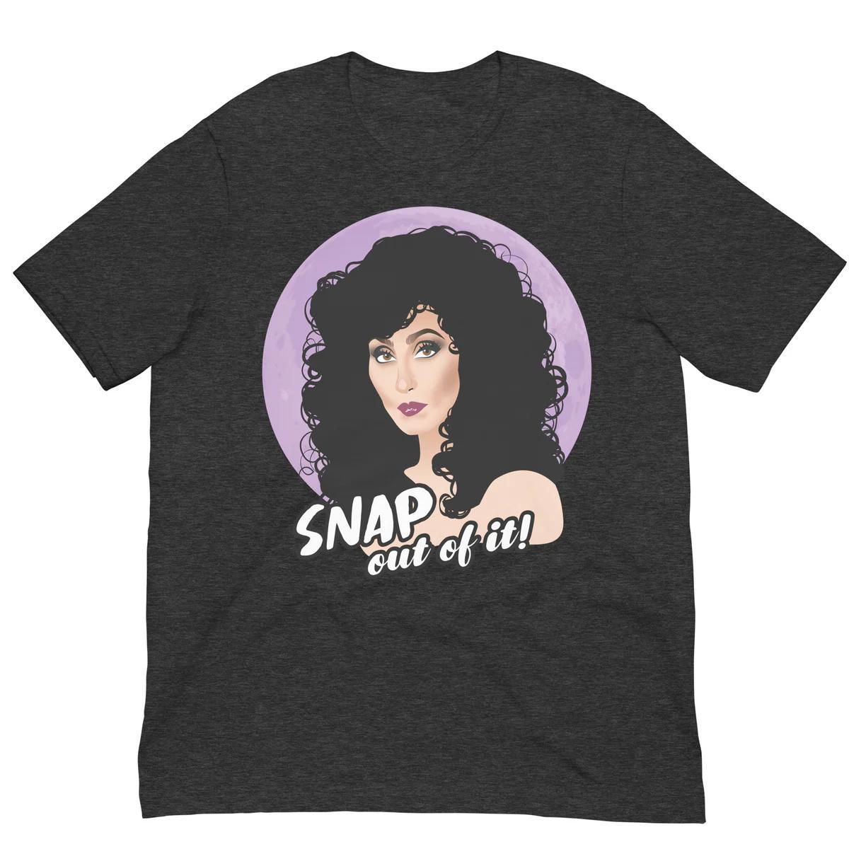 Snap Out of It Dark Grey Heather T-Shirt by Swish Embassy