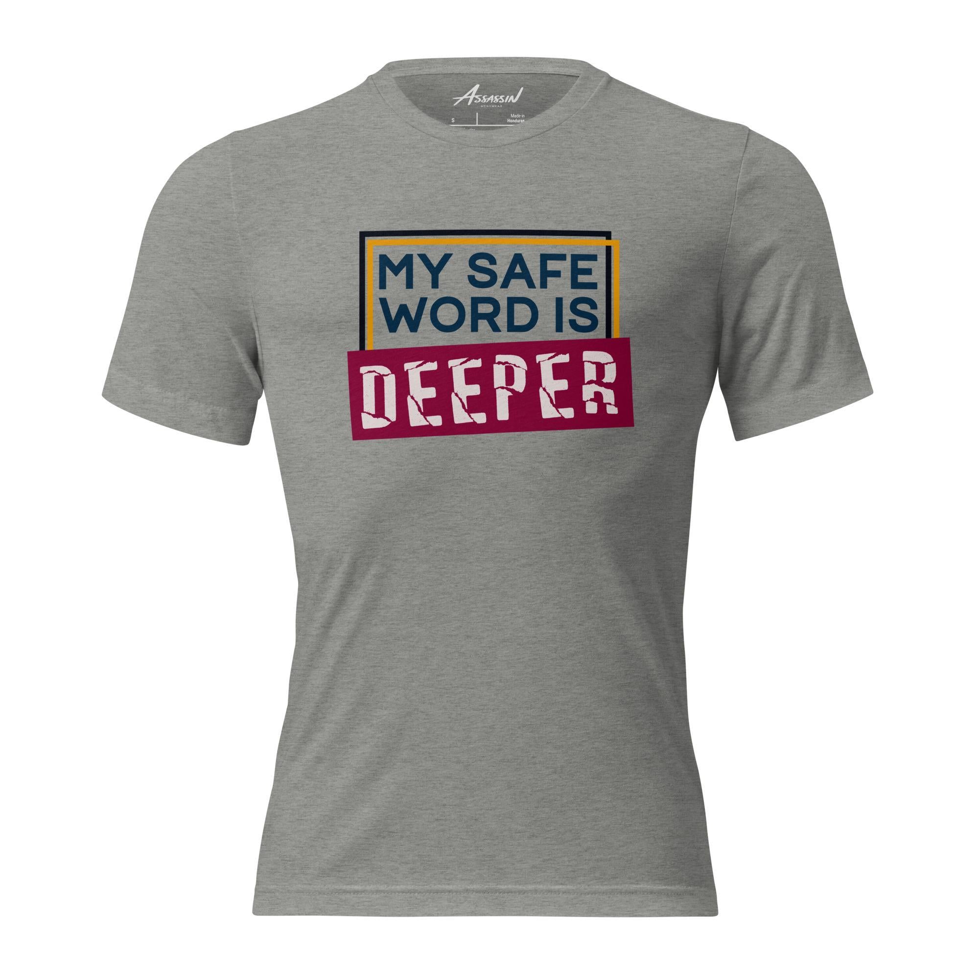 Safe Word Grey T-Shirt