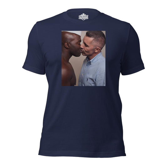 "Josh and Jack" Navy T-Shirt with Art by Adam W. Burke