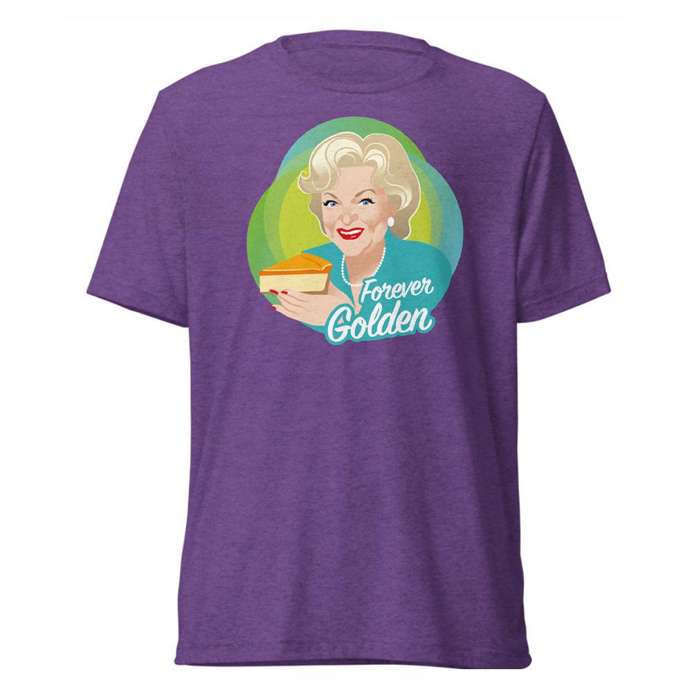 Forever Golden Betty White Purple T-Shirt by Swish Embassy