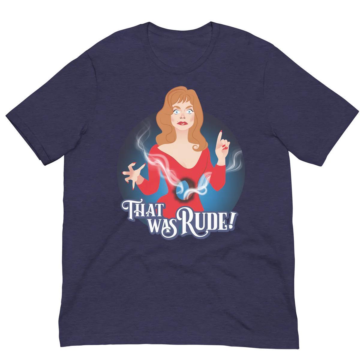 That Was Rude Navy T-Shirt by Swish Embassy