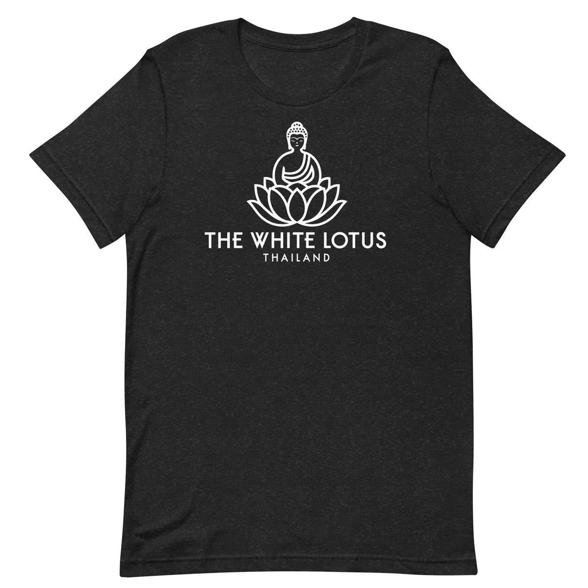White Lotus: Thailand Charcoal T-Shirt by Swish Embassy