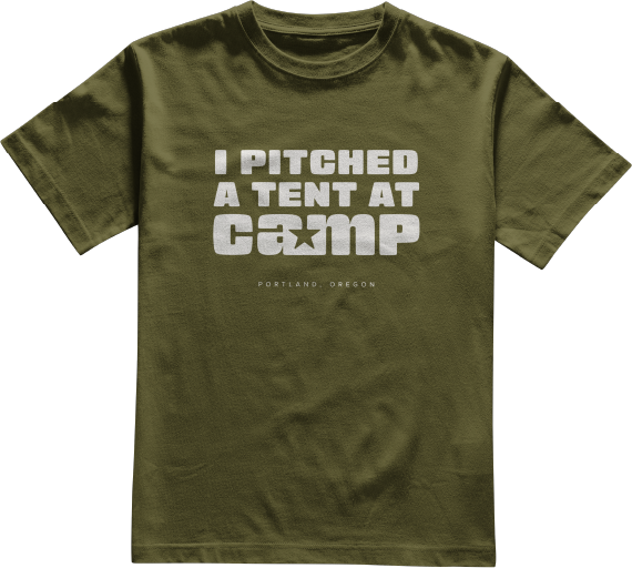 Camp Pitch a Tent T-Shirt