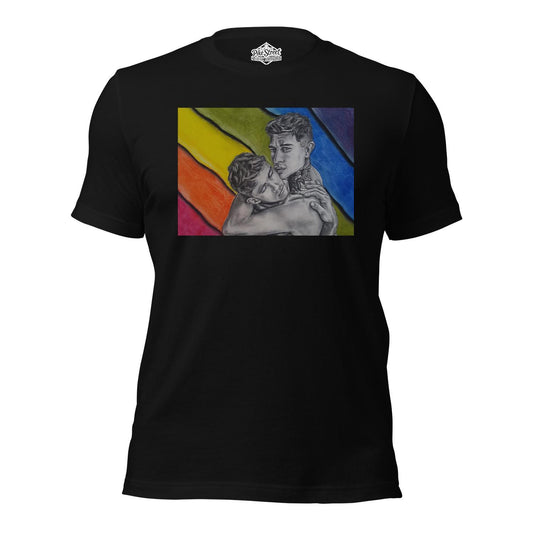 "Pride" Black T-Shirt with Art by Adam W. Burke