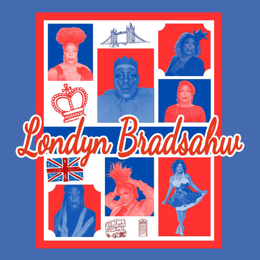 London Calling Blue T-Shirt Featuring Londyn Bradshaw