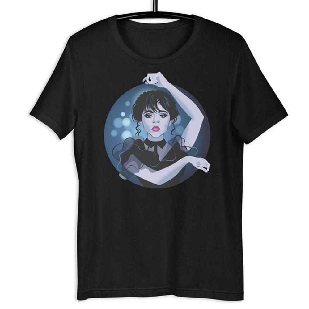 Wednesday Monster Mash Black Triblend T-Shirt by Swish Embassy