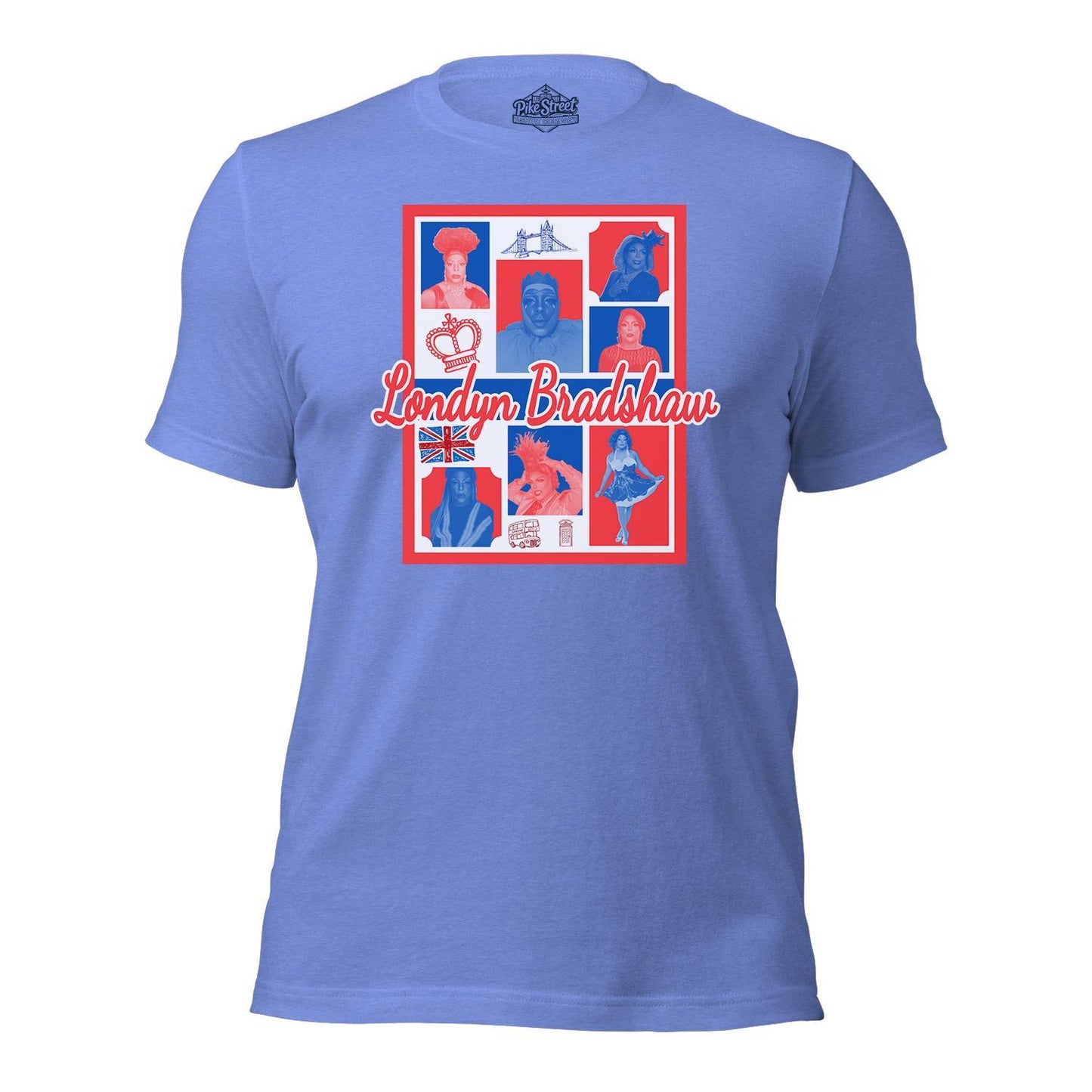London Calling Blue T-Shirt Featuring Londyn Bradshaw