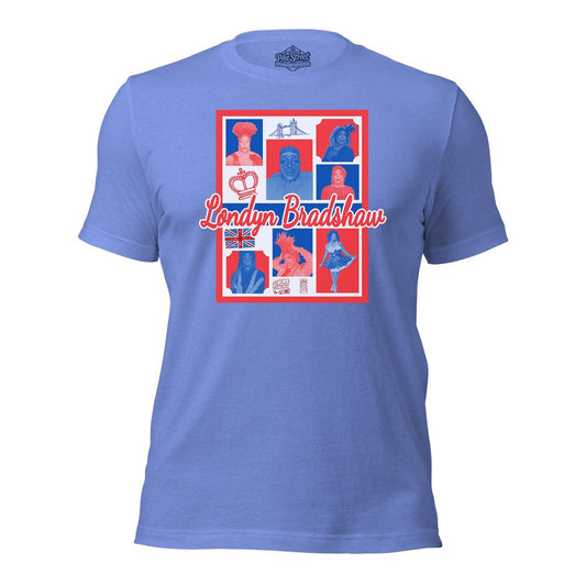 London Calling Blue T-Shirt Featuring Londyn Bradshaw