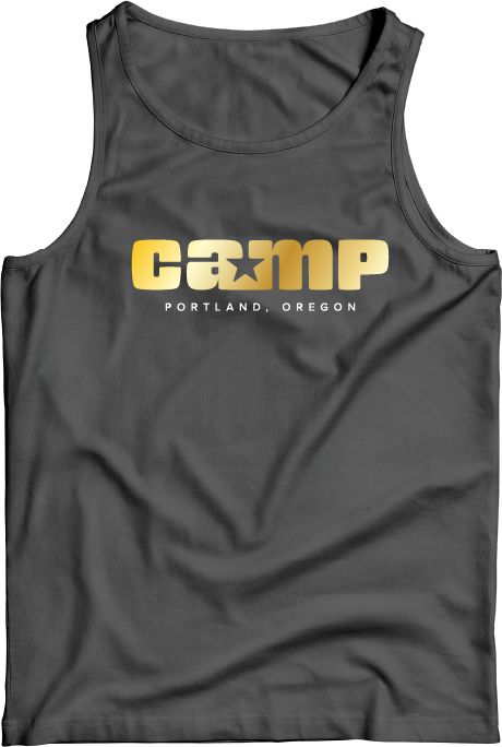 Camp Gold Foil Logo Tank
