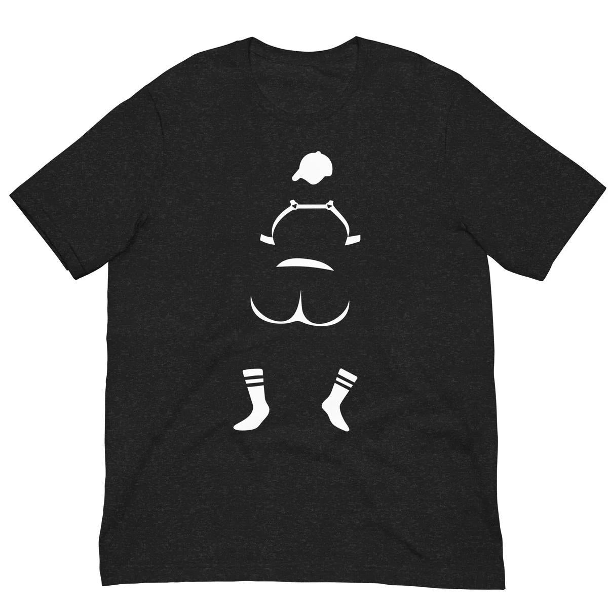 Silhouette Black Heather T-Shirt by Swish Embassy