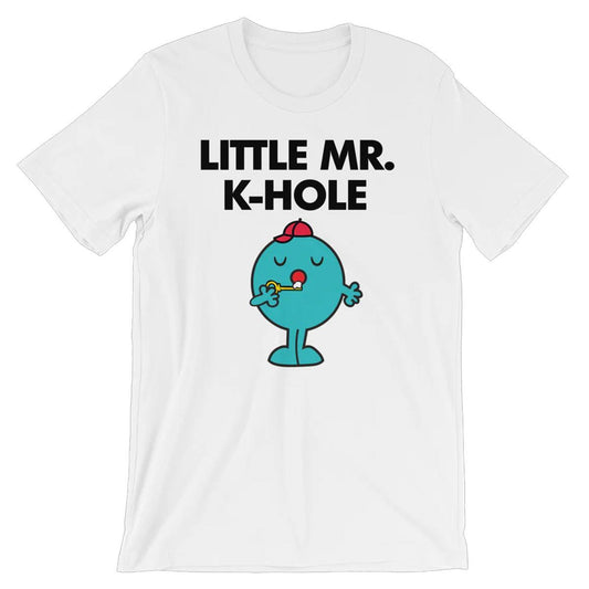 Little Mr. K-Hole White T-Shirt by Swish Embassy
