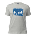 "Moth Vine" Cyanotype Print Grey T-Shirt featuring Art by Emmerson Wheeler