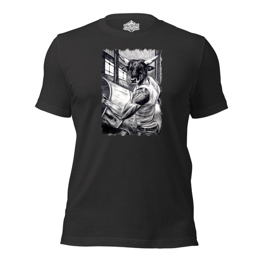 "The Labouror" Dark Grey T-Shirt with Art by Adam W. Burke