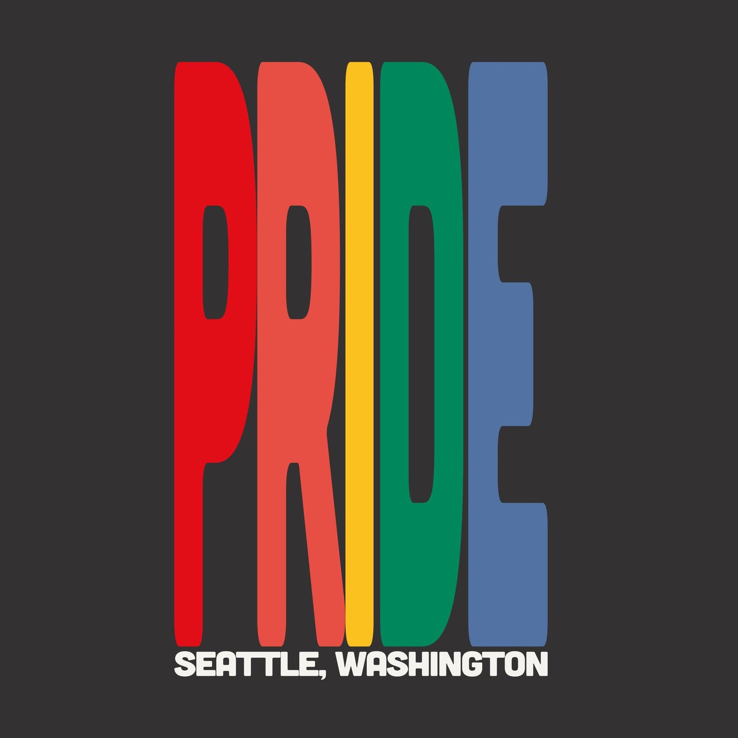 Big PRIDE Dark Grey T-Shirt