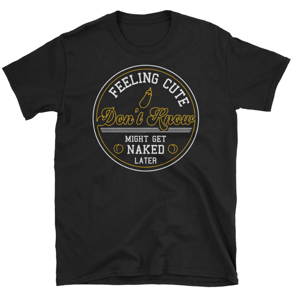 Feeling Cute IDK Black Heather T-Shirt by Swish Embassy