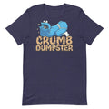 Crumb Dumpster Monster Navy T-Shirt by Swish Embassy