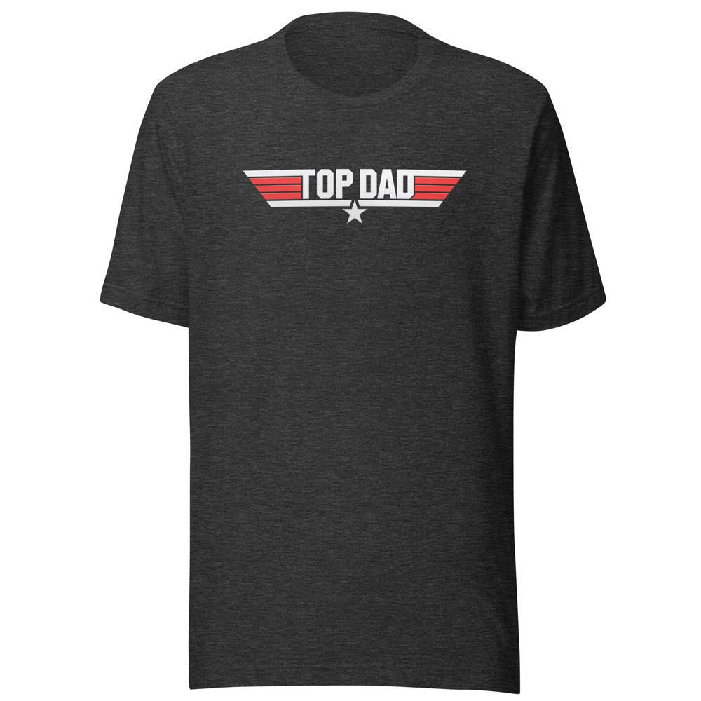 Top Dad Grey Triblend T-Shirt by Swish Embassy