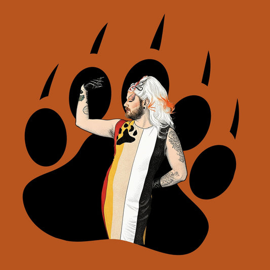 Bear Pride Orange T-Shirt Featuring Nemesis