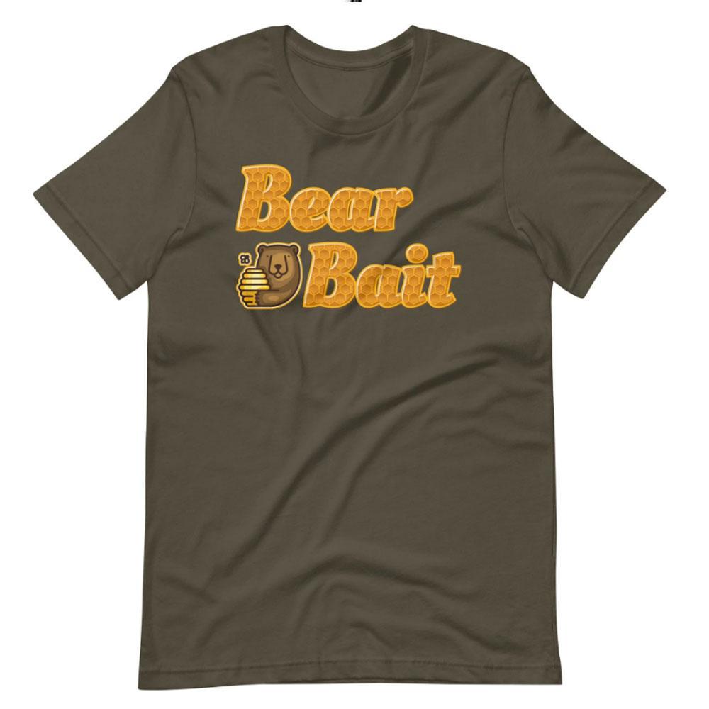 Bear Bait Army Color Triblend T-Shirt by Swish Embassy